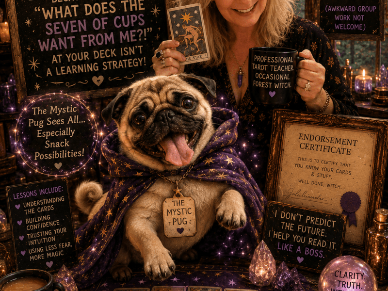 Learn Tarot in a Witchy Cabin in the Woods (Because YouTube Can Only Take You So&nbsp;Far)